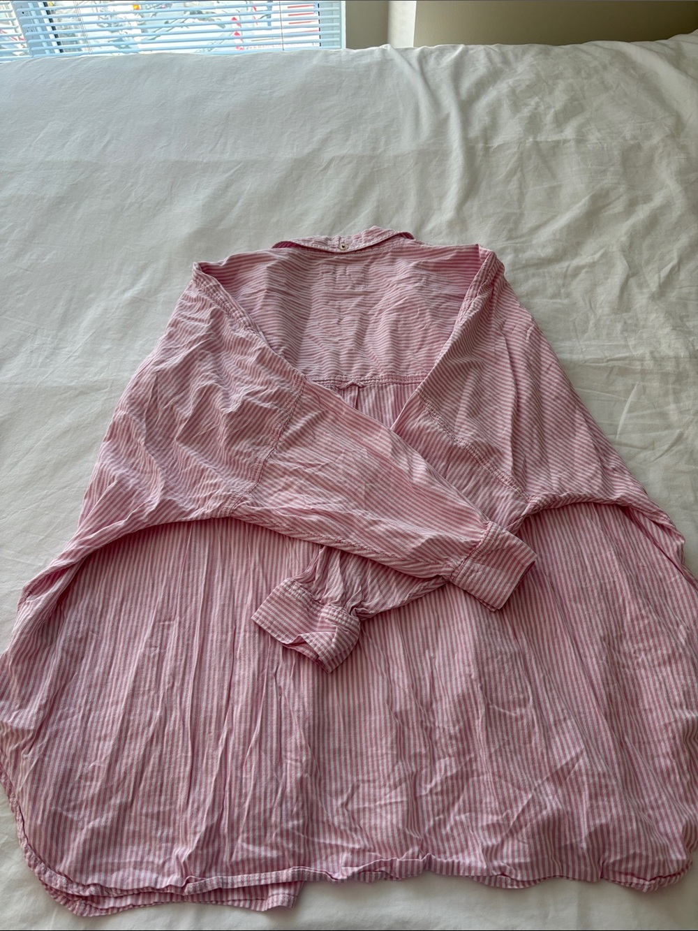 American Eagle Striped Button-Down Shirt - Picture 3 of 4